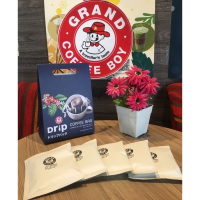 กาแฟอาราบิก้า ARABICA 100% ชนิดบด กาแฟดริป กาแฟ Drip ชนิดซอง 9g. (1กล่อง/5ซอง)